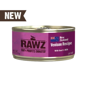 94% Venison Recipe with Goat's Milk Pate Cat Food 24/6oz cans