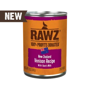 94% Venison Recipe with Goat's Milk Pate Dog Food  12/13OZ cans