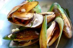 with Green Mussels Cat